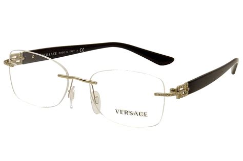 versace women frames|versace rimless eyeglasses for women.